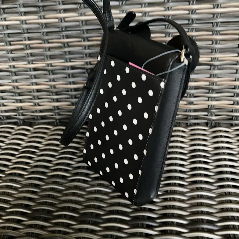 disney x kate spade new york minnie mouse north south flap phone crossbody